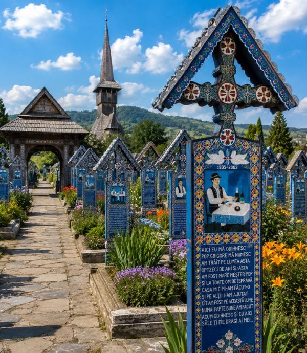 Bucovina Maramures Tours Sapanta Merry Cemetery Bucovina Maramures Tours Sapanta Merry Cemetery